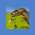 Logo of Dinosaur Simulator android Application 